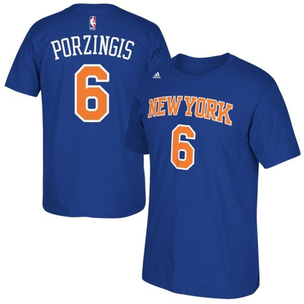 NWT Adidas authentic Porzingis Jersey Shirt.